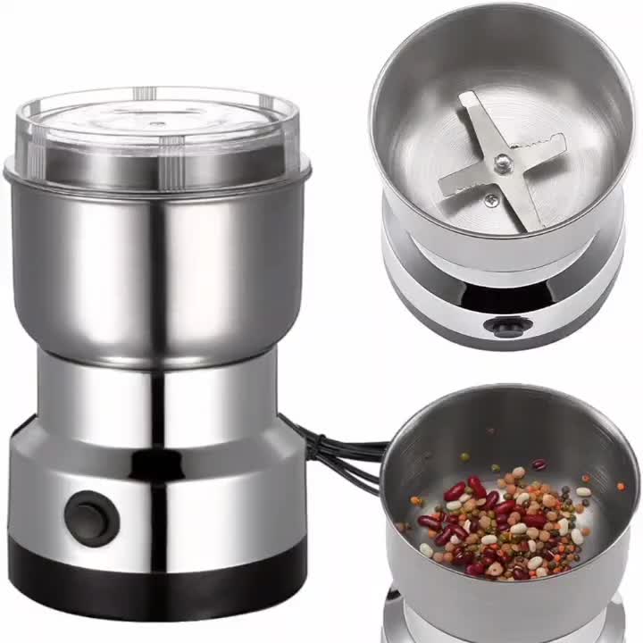 Mini Electric Coffee Grinder Machine, Garam Masala Grinder 150 Watts, Steel Body