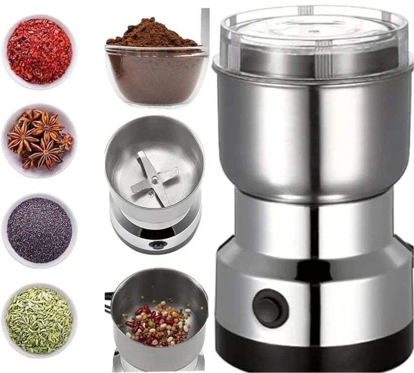 Mini Electric Coffee Grinder Machine, Garam Masala Grinder 150 Watts, Steel Body